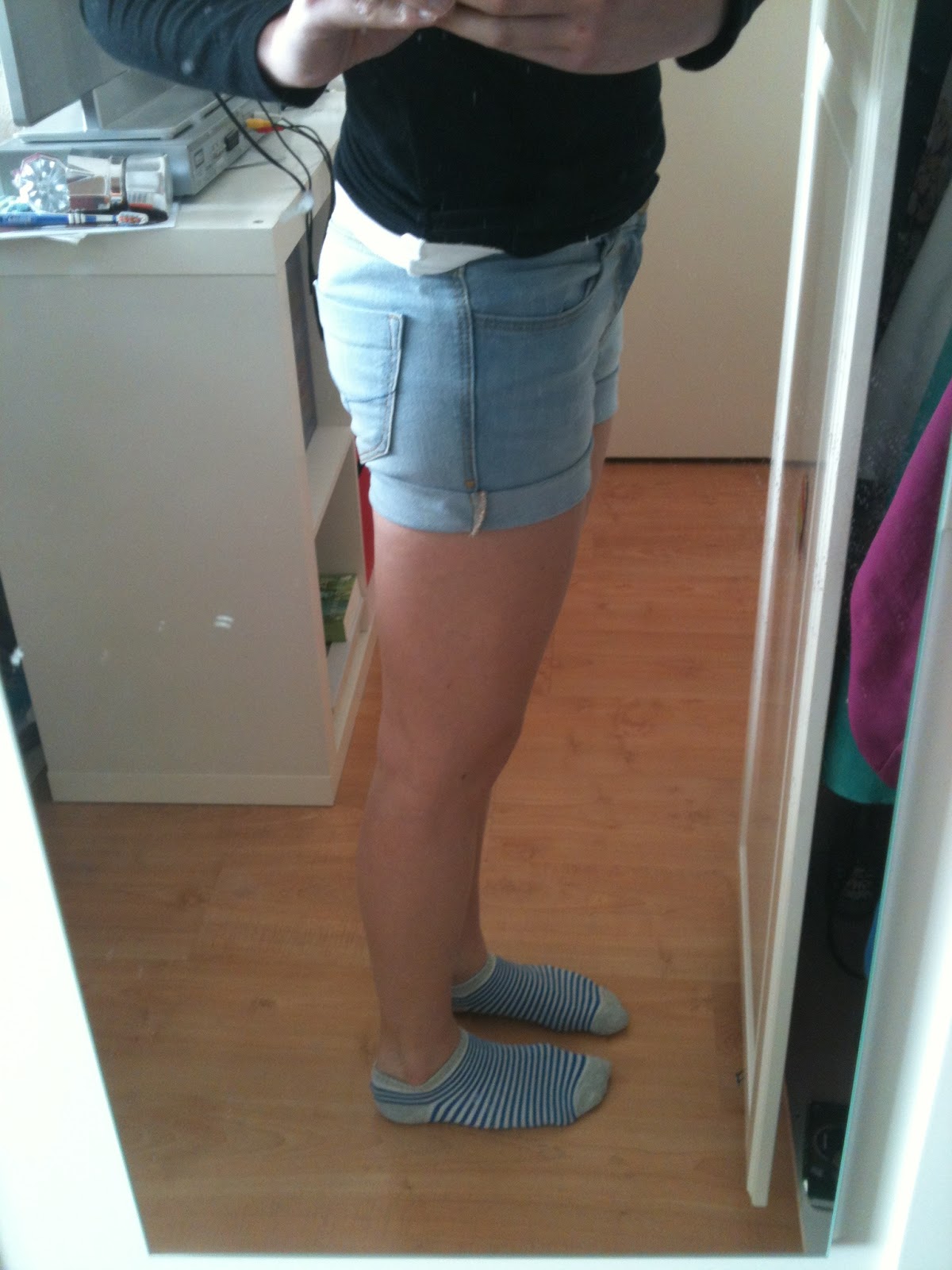 EstherDenise DIY lange broek naar korte broek